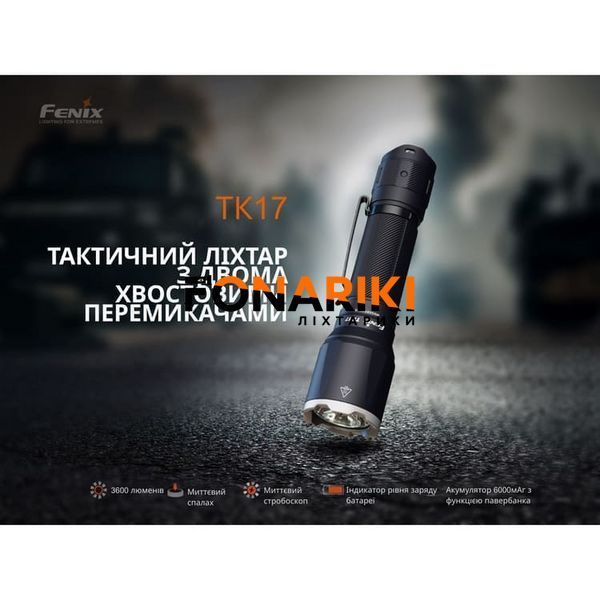 Тактичний ліхтар ручний Fenix TK17