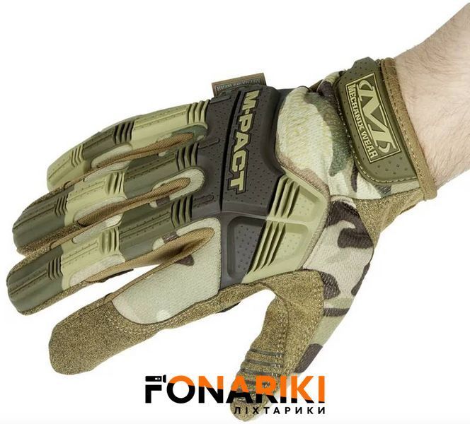 Тактические перчатки Mechanix M-Pact Multicam L
