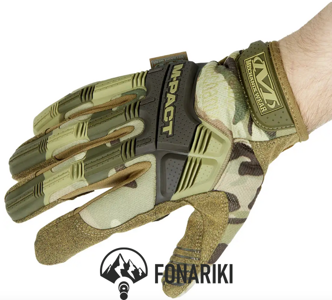 Тактические перчатки Mechanix M-Pact Multicam, L