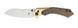 Нож Kizer Clairvoyant 154CM Brass Micarta