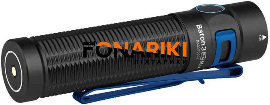 Ліхтар Olight Baton 3 Pro Max Black Cool White