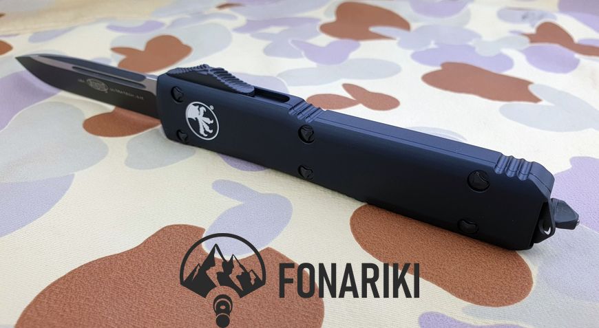 Ніж Microtech Ultratech Drop Point Black Blade Tactical