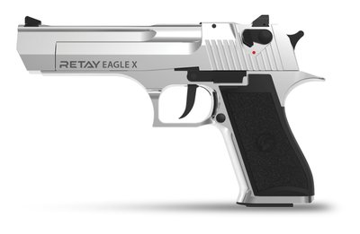 Пістолет стартовий Retay Eagle X калибр 9 мм. Колір - хром