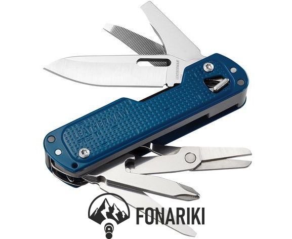 Мультиінструмент Leatherman Free T4 Navy