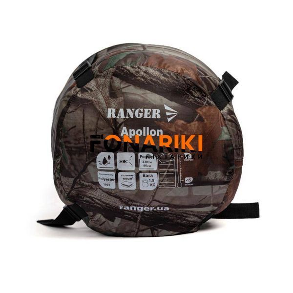 Спальний мішок Ranger Apollon Camo (Арт. RA 6639)