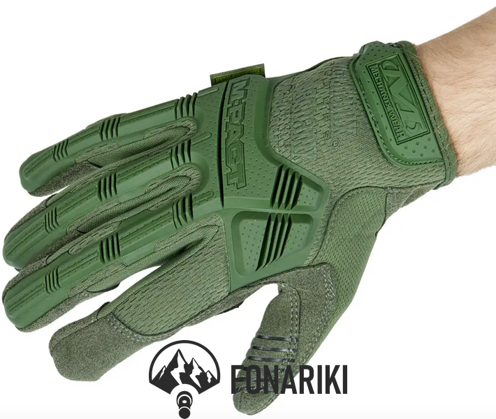 Тактические перчатки Mechanix M-Pact Olive Drab XXL, XXL