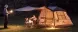Палатка Naturehike Village CNK2300ZP022 4 з навісом Grey