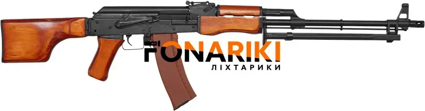 Пулемет страйкбольный LCT RPKS74 РПК-74С Wood 6 мм