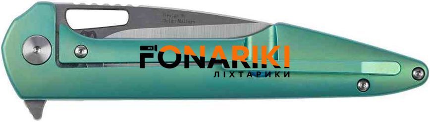 Ніж Artisan Archaeo Titanium Green