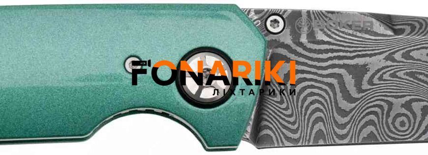Ніж Boker 1969 Mach-1 Damast Green