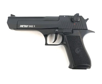 Пістолет стартовий Retay Eagle X калибр 9 мм. Колір – black
