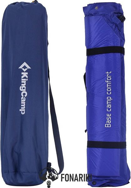 Самонадувний килимок KingCamp Base Camp XL(KM3559) синій