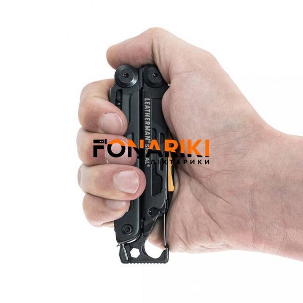 Мультиінструмент LEATHERMAN SIGNAL BLACK, синтетичний чохол, картонна коробка