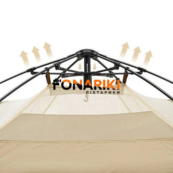 Душовий намет зонований Naturehike NH22ZP006, коричневий