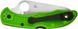 Ніж Spyderco Salt 2 LC200N green серрейтор
