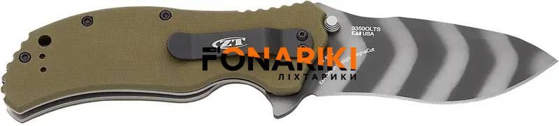 Нож ZT 0350OLTS Green