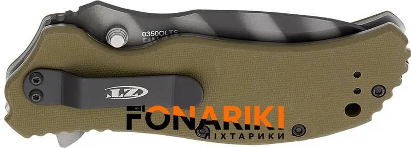 Ніж ZT 0350OLTS Green