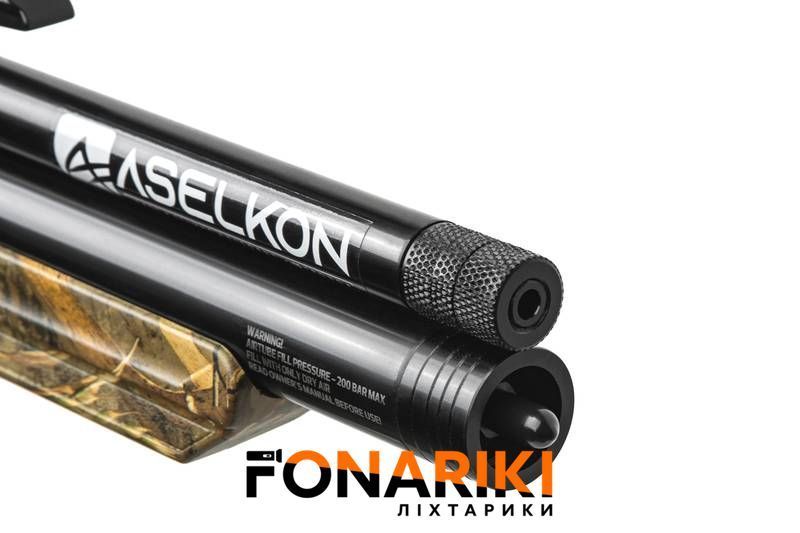 Пневматическая PCP винтовка Aselkon MX10-S Camo Max 5 кал. 4.5 с редуктором