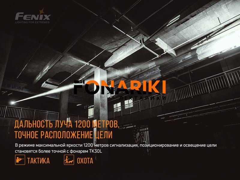 Фонарь ручной лазерный Fenix TK30 Laser