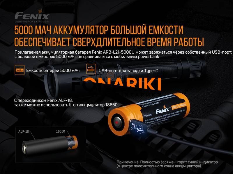 Фонарь ручной лазерный Fenix TK30 Laser