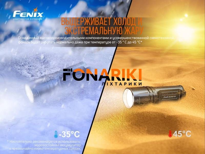 Фонарь Fenix TK35UE V2.0 (5000 лм, 18650)
