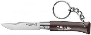 Нож Opinel Keychain №4 Inox Dark Brown