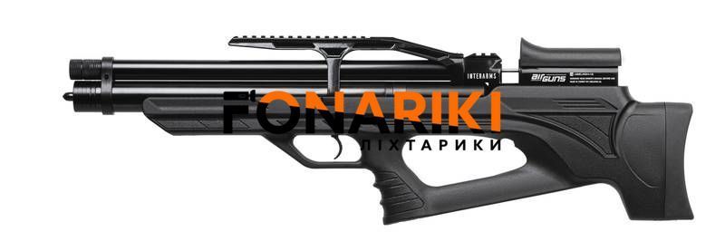 Пневматична PCP гвинтівка Aselkon MX10-S Black 5 кал. 4.5 з редуктором