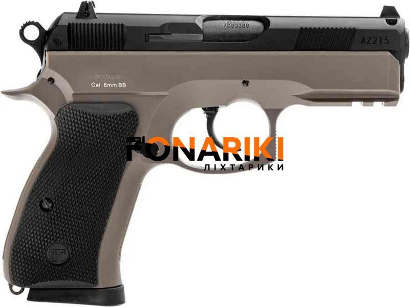 Пистолет страйкбольный ASG CZ 75D Compact FDE Spring кал. 6 мм