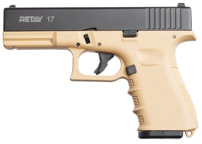 Пистолет стартовый Retay G17 калибр 9 мм. Цвет - sand