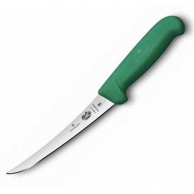 Нож кухонный Victorinox Fibrox Boning Flex обвалочный 15 см зеленый (Vx56614.15)