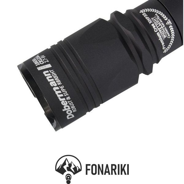 Фонарь Armytek Dobermann Pro / Black / XHP35 HI