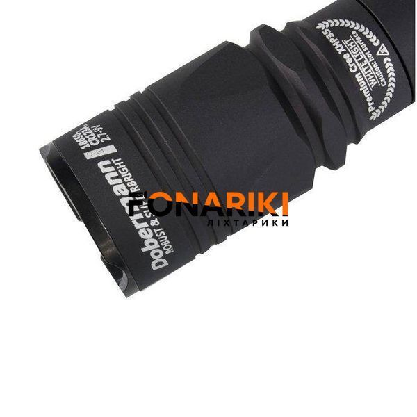 Ліхтар Armytek Dobermann Pro / Black / XHP35 HI