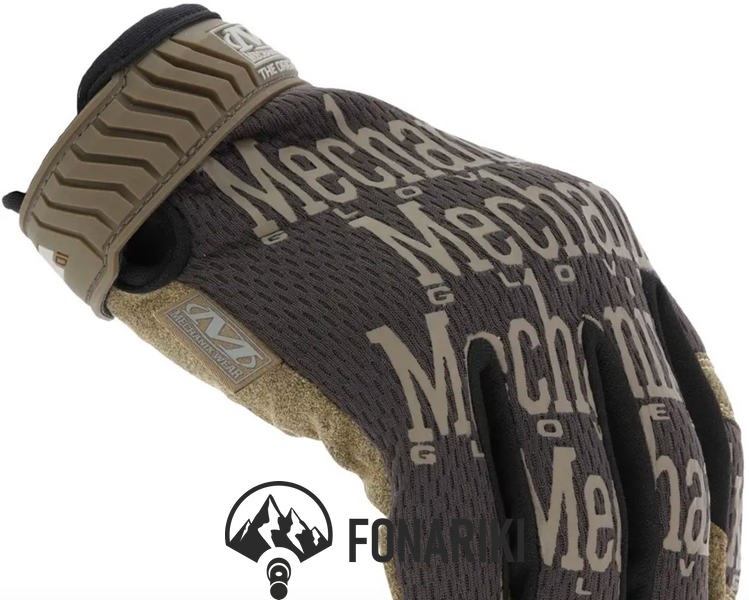 Тактические перчатки Mechanix Original Brown, L