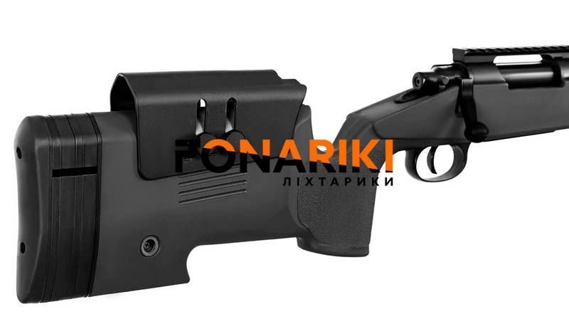 Гвинтівка страйкбольна Evolution M40 Spring 6 мм Black