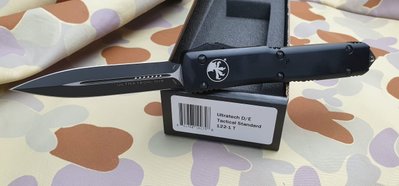 Ніж Microtech Ultratech Double Edge Black Blade Tactical