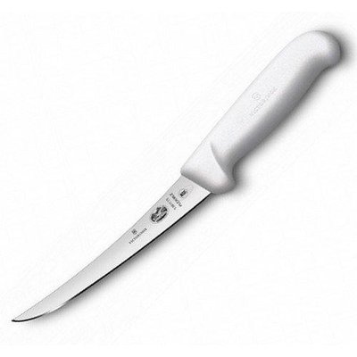 Нож кухонный Victorinox Fibrox Boning Flex обвалочный 15 см белый (Vx56617.15)