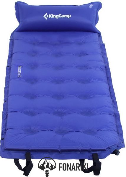 Самонадувний килимок KingCamp Base Camp Comfort(KM3560) синій