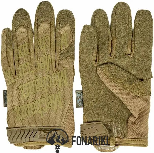 Тактичні рукавички Mechanix Original Coyote, L