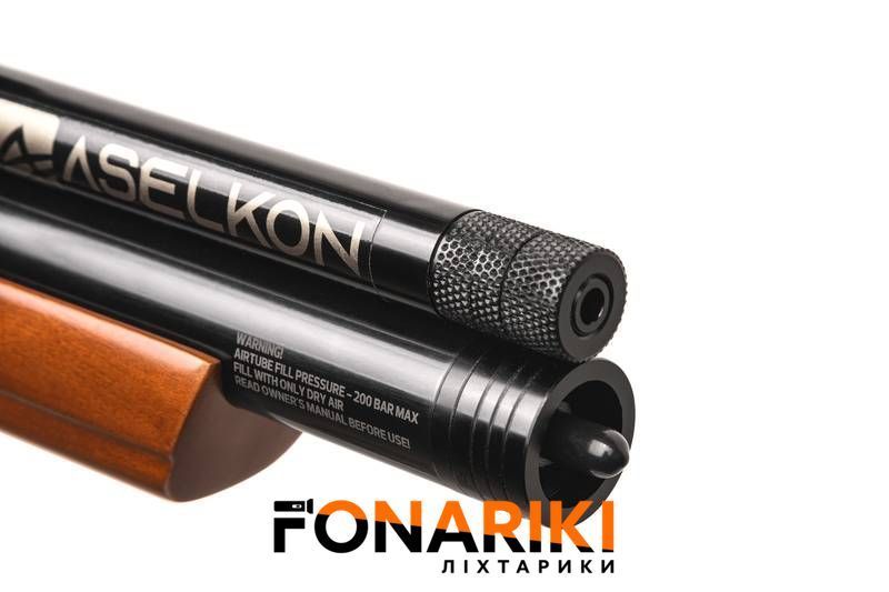 Пневматическая PCP винтовка Aselkon MX7-S Wood кал. 4.5 дерево