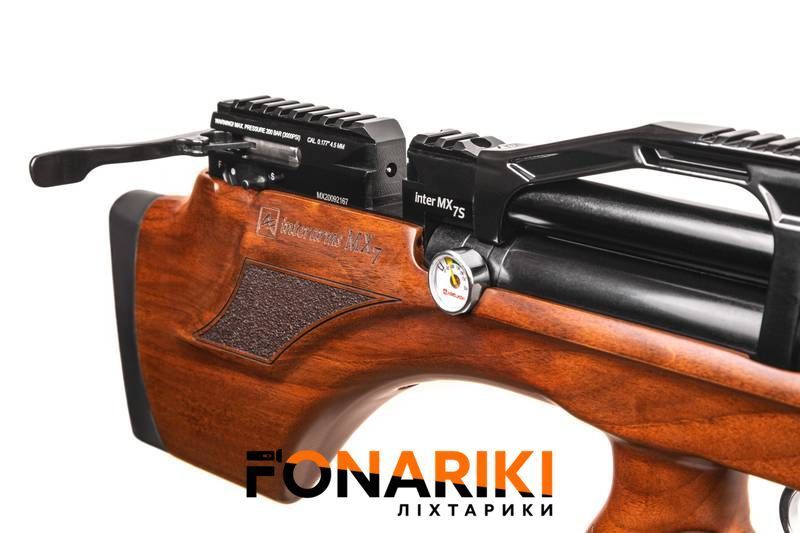 Пневматическая PCP винтовка Aselkon MX7-S Wood кал. 4.5 дерево