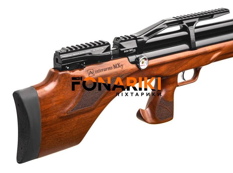 Пневматична PCP гвинтівка Aselkon MX7-S Wood кал. 4.5 дерево