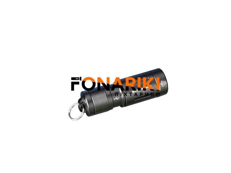 Фонарь ручной Fenix E02R черный
