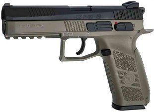 Пістолет страйкбольний ASG CZ P-09. Blowback. Dark earth Green Gas кал. 6 мм