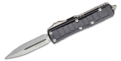 Нож Microtech UTX-85 Double Edge Stonewash Signature Series