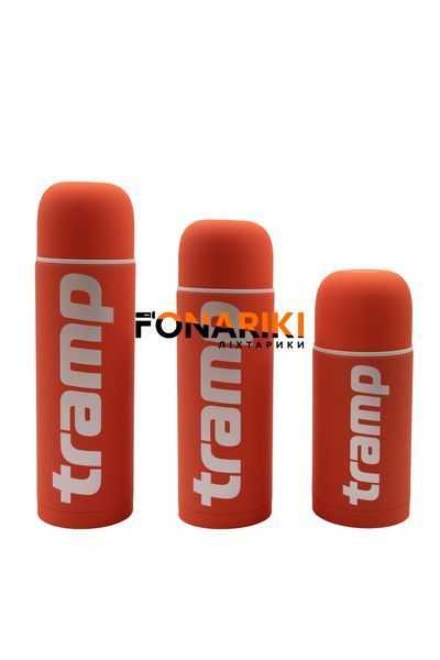 Термос Tramp Soft Touch 1,0 л помаранчевий TRC-109-orange