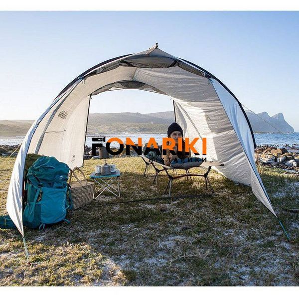 Ліжко складане Naturehike ультралегке NH19JJ006, алюміній, бежевий
