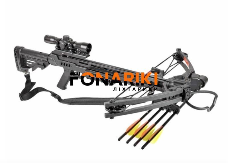 Арбалет Man Kung XB52-KIT Черный с дугой 83 кг