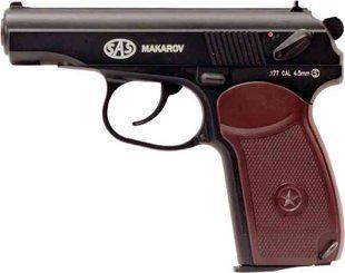 Пістолет пневматичний SAS Makarov BB кал. 4,5 мм. Корпус &ndash; метал