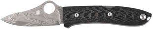 Ніж Spyderco SpyOpera Carbon Fiber Damasteel Thor