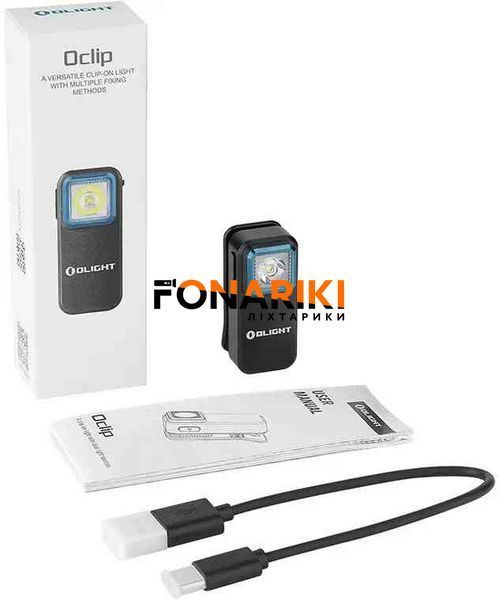 Ліхтар Olight Oclip Black
